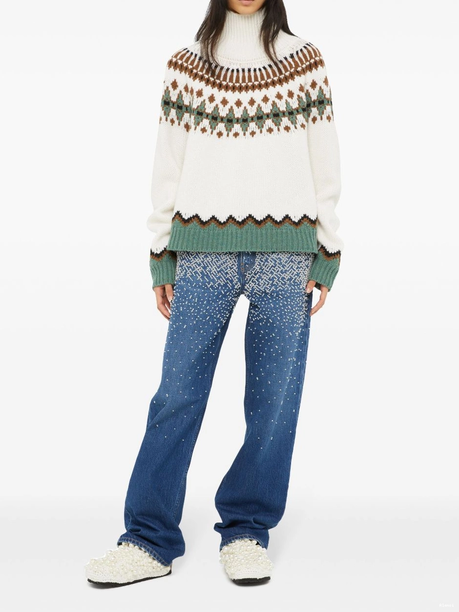 Affordable jumper Alanui roll-neck Winter Women Sweet 0422